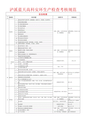 安环生产检查考核规范.docx