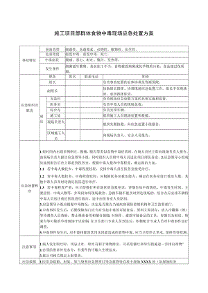 施工项目部群体食物中毒现场应急处置方案.docx