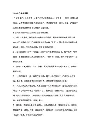 安全生产操作规程.docx