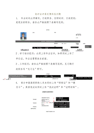 工程系列初评会评委反馈问题.docx