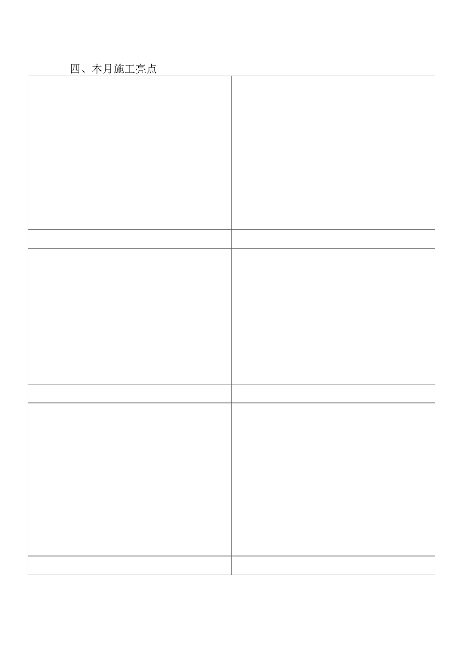 建筑施工质量月报.docx_第3页