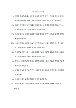 手术室护士长职责.docx