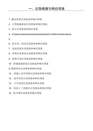 应急救援与响应预案.docx