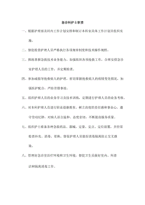 急诊科护士职责.docx
