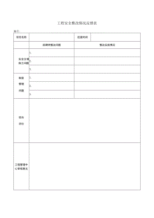 工程安全整改情况反馈表.docx