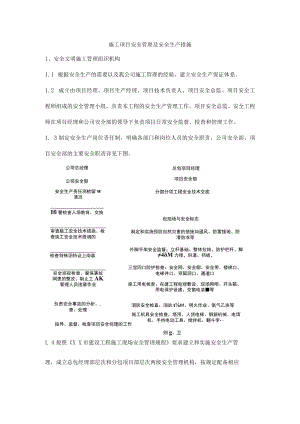 施工项目安全管理及安全生产措施.docx