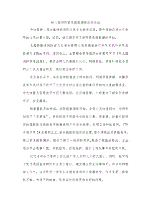 幼儿园消防紧急疏散演练活动总结.docx