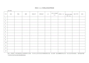工人工资现金发放明细表.docx
