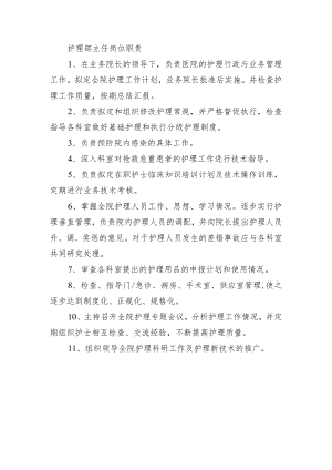 护理部主任岗位职责.docx