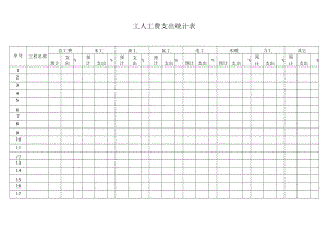 工人工费支出统计表.docx