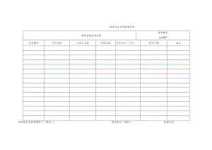 物资设备合同台账.docx