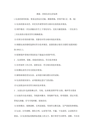 测量、控制仪表完好标准.docx