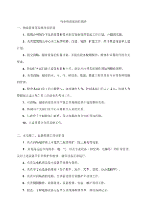 物业管理部岗位职责.docx