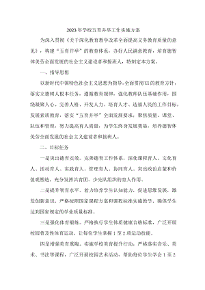 2023年中学校五育并举工作实施方案.docx