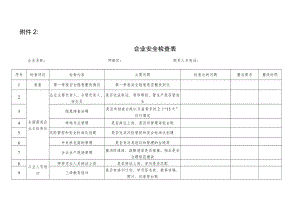 工贸行业安全生产检查表.docx