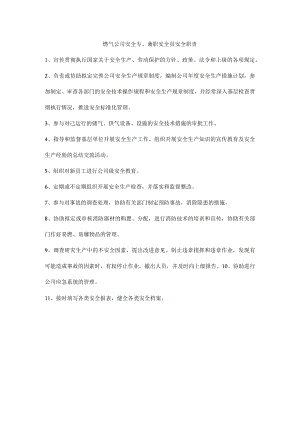 燃气公司安全专、兼职安全员安全职责.docx