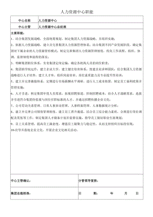 01人力资源中心职能.docx