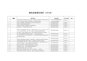 随机抽查事项清单436项.docx