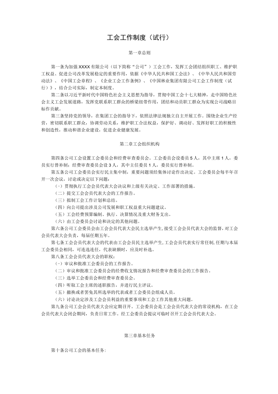 工会工作制度（试行）.docx_第1页