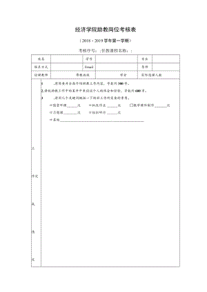 经济学院助教岗位考核表.docx