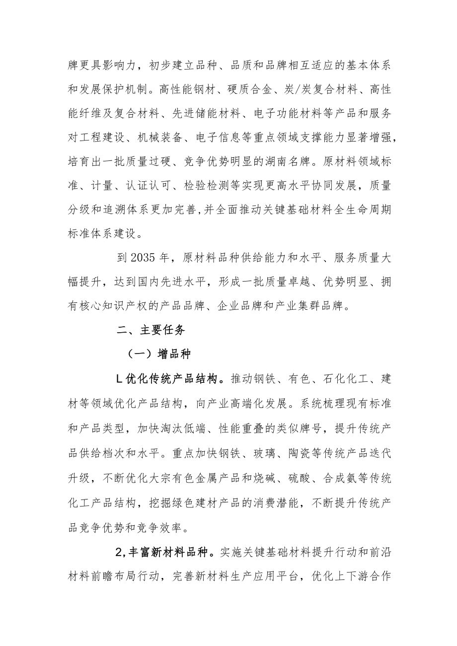 湖南省原材料工业“三品”专项行动实施方案.docx_第3页