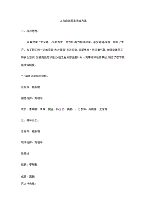 火灾应急预案演练方案.docx