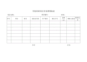 科研项目劳务费领取表.docx