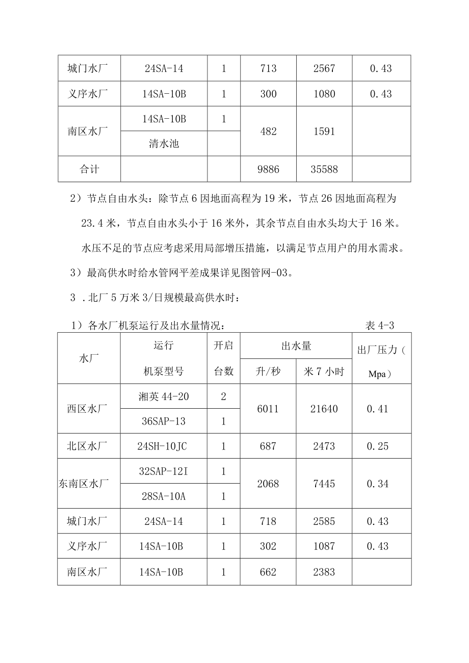 第四章近期北厂改造对市区供水的影响分析.docx_第3页