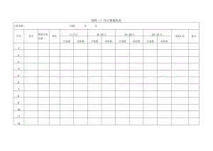材料月计划量化表.docx