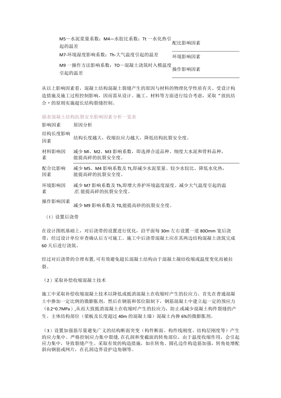 混凝土裂缝过程控制实施方案.docx_第2页