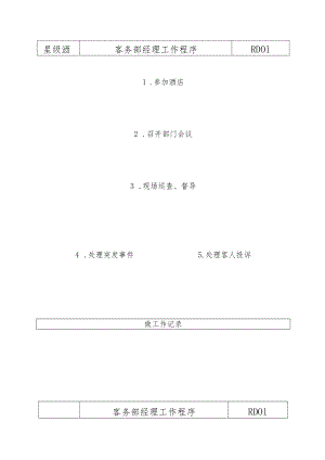 星級酒店房務部各崗位工作流程.docx