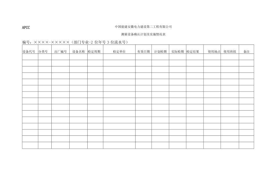 测量设备管理台帐（共2页）.docx_第2页