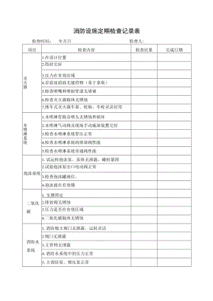 消防设施定期检查记录表.docx