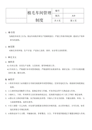 植毛车间管理制度.docx