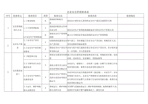 燃气企业安全管理检查表.docx