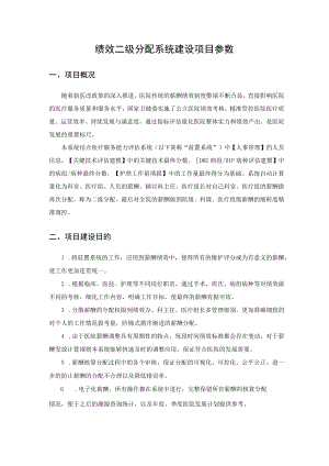 绩效二级分配系统建设项目参数.docx