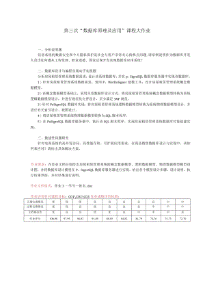 第三次“数据库原理及应用”课程大作业.docx