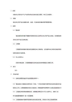 法律法规需求鉴定管理程序(含流程图).docx
