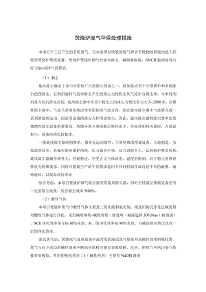 焚烧炉废气环保处理措施.docx
