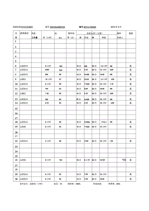 机械运转记录9月.docx