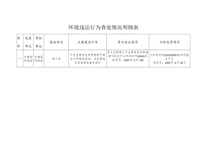 行政处罚情况环境违法行为查处情况明细表.docx