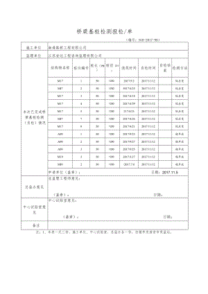 桥梁基桩检测单98.docx