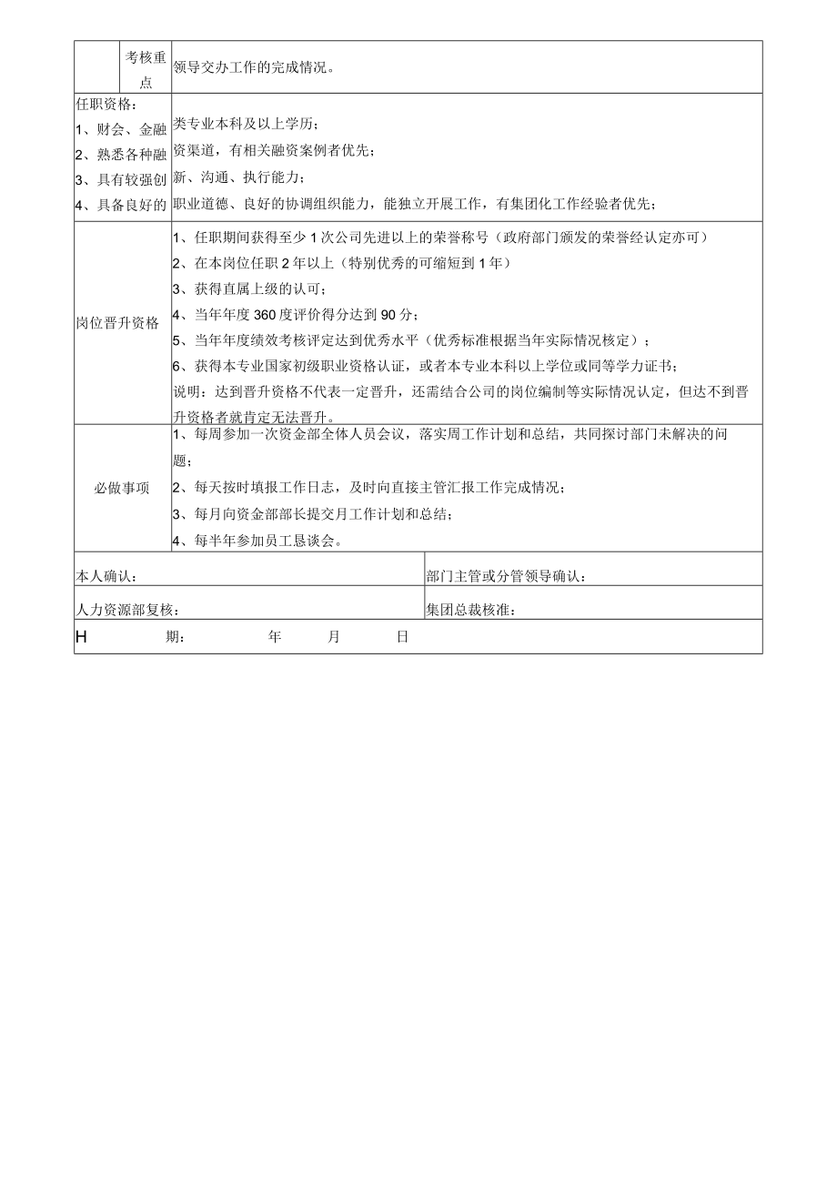 3资金经理岗位说明书.docx_第2页