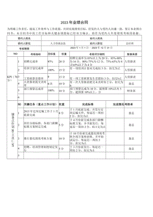 2023年绩效合同（人资总监）.docx