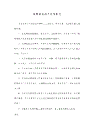 现场紧急撤人避险制度.docx
