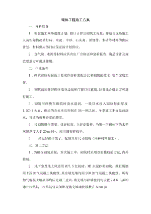 砌体工程施工方案(4).docx