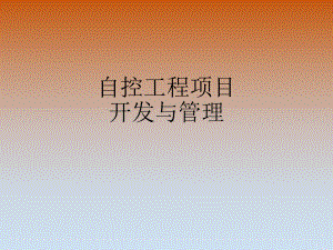 自动化项目的工程管理.ppt