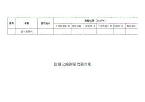 监测设施测量校验台账.docx