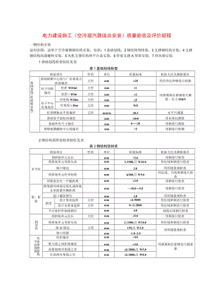 电力建设施工（空冷凝汽器组合安装）质量验收及评价规程.docx