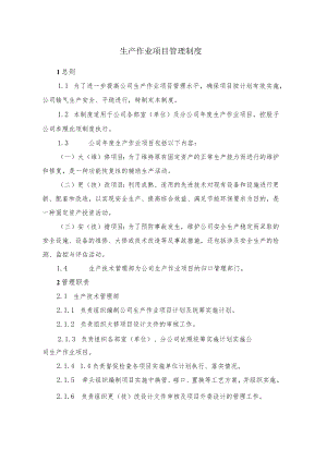 生产作业项目管理制度.docx